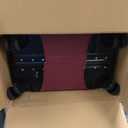 26 Inch Checked Luggage with Spinner Wheels, No Zipper Aluminum Frame Hard Shell Suitcases with TSA Lock, PC+ABS Lightweight Large Suitcase for Travel (Black)