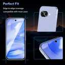 SPARIN Screen Protector for Google Pixel 9A 6.3 Inches, [2+2 Pack] Pixel 9A Tempered Glass, Easy Installation with Auto Alignment Frame, Bubble-Free/Case Friendly