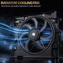 621-028 Radiator Cooling Fan Assembly for 2008-2020 Dodge Grand Caravan 3.6L for 2008-2016 Chrysler Town & Country 3.6L for 2012-2015 Ram C/V 3.6L for 2009-2014 Volkswagen Routan 3.6L
