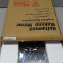 HNV 16"x12" Vanity Mirror with Lights, Hollywood Lighted Makeup Mirror with 10X Magnification, Smart Touch Control, 3 Color Dimmable LED, Square Frame Tabletop or Bathroom Dresser Mount (White)