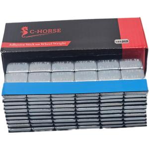 C-HORSE 180 Pcs, 0.50 oz 1/2 oz, Zinc Adhesive Stick On Wheel Weights, Blue Adhesive Easy Peel Tape (0.50 Oz, Zinc, 1 Box, 180 Pcs) Wheel Weights Stick On Wheels C-HORSE 180 Pcs, 0.50 oz 1/2 oz, Zinc Adhesive Stick On Wheel Weights, Blue Adhesive Easy Peel Tape (0.50 Oz, Zinc, 1 Box, 180 Pcs) Wheel Weights Stick On Wheels