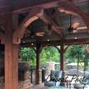 Ekena Millwork BRC04X10X10MRC00RWR 4"W x 10"D x 10"H Merced Rough Sawn Knee Brace, Western Red Cedar