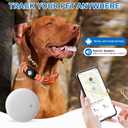 Smart Pet Tracker for Collar - Dog Trackers Pet Location Tracker with Holder, No Monthly Fee, Anti-Lost Tracking Device for Pets, Luggage, Bag Straps, Compatible with Google Android Only(Not for iOS)