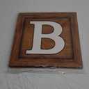 Baby Shower Decorations Baby Boxes with Letters, 4pcs Wood Baby Shower Brown Blocks with Printed BABY Letter, Gender Reveal Decorations, Woodland Baby Shower Girl Boy,Teddy Bear Theme Party