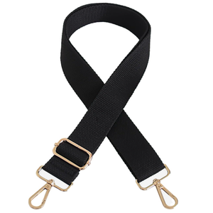 ALLZRDREAM Wide Shoulder Strap Adjustable Replacement Belt Canvas Purse Strap Crossbody Bag Handbag Strap(Black)