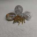 UOFUS Gold Sunburst Semi Flush Mount Ceiling Light Fixture with Glass Globe 1-Light Small Chandelier Farmhouse Ceiling Lamp for Hallway Stairwell Foyer Office Entryway