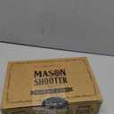 Small Mason Jar Shot Glasses with Lids (8pc Set) 2oz Tiny Glass Jars with Handles for Adult Party Favors, Juice, Alcohol, Unique Funny Shot Glass, Moonshine Shooter, Cute Mini Beer Mug, Christmas Gift