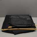 WOWLIVE 165L Double Laundry Hamper with Lid Bamboo Laundry Basket 2 Section,Large Dirty Clothes Hamper with Removable Linner Bags,Laundry Bin Organizer Storage for Dorm,Bedroom,Bathroom,Black (165L (21.1 x 15.8 x 30.1 Inches))