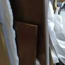 2-Tier Bamboo Laundry Washer and Dryer Countertop Walnut, 54 x 27.55 inches
