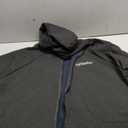 Hiturbo Kids Swim Parka: Diamond Quilted Waterproof Swimming Jacket Windproof Surf Poncho - Lightweight Hooded Swimmer with Quick-dry Changing Towel Lined - Boys Girls 7-12 Years - Black