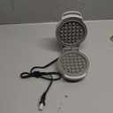 Bella Snack-n-Store Mini Waffle Maker, EverGood Ceramic Nonstick Coating, Cord Wrap, Ready Indicator Light & Cool Touch Handles, Stackable Design & Customizable Plates, 350 Watt, Oatmilk