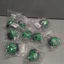 9 x 63mm Green Wrist Return Ball -Sports Wrist Balls On A String Rubber Rebound Bouncy Wristband Balls- Adjustable Bounce Back Ball with String Finger Exercise Toy Activity