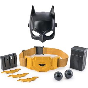 DC Comics Batman, Gear-Up Utility Belt, Batarangs and Smoke Pellets Halloween Costume for Kids Roleplay Toys for Boys and Girls Ages 4 and Up