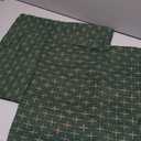 MIULEE Pack of 2 Christmas Decorative Burlap Linen Throw Pillow Covers Modern Farmhouse Pillowcase Rustic Woven Textured Cushion Cover for Sofa Couch Bed 18x18 Inch Christmas Green