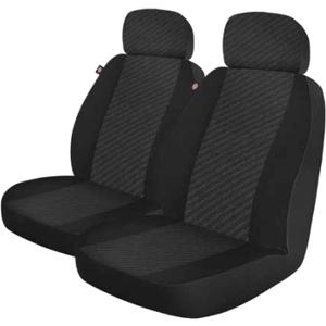 DICKIES 3003417LD, Morrisey Black 2-Piece Seat Cover Set