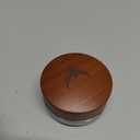 54mm Espresso Distribution Tool Rosewood Stainless Steel Adjustable Coffee Distributor Leveler Compatible with Breville Espresso Machine Accessories (53.35mm)