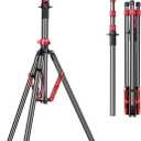 FreeSea Light Stand Aluminum, Adjustable Tripod Stand for Photography, 260cm/102inch Studio Sturdy Tripod for Speedlite Flash Softbox Strobe Light Camera with Carrying Bag