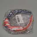 American Flag Headband Patriotic Rhinestone Cross Knotted Turban Hair Hoop 4th of July Crystal Twist Velvet Wide Hairband Party Hair Accessory