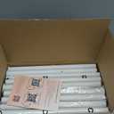 ALLZONE Partition Room Divider Curtain Rod, Adjustable Wall Divider for Room Separation, 63 to 130inch(H) & 31 to 135inch(W), No Drill, Three Mounting Options, Ideal for Creating Privacy Space, White