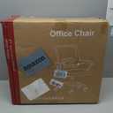 DUMOS Ergonomic Office Chair, Executive Desk Chair with Lumbar Support, 22.6" W x 23.62" D x 37.4" H