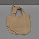 Aliceset 36 Pcs Mini Burlap Tote Bags with Handles Reusable Burlap Gift Bags with Tags Small Wedding Welcome Bridesmaids Jute Bag Bulk for Party Supplies DIY Craft (6.3 x 6.3 x 2.8 Inch,Light Brown)