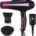 Professional Hair Dryer Ionic Blow Dryer 3500 Watt Powerful Salon Hair Dryers Ceramic Tourmaline Quick Dry Blow Dryer with AC Motor Concentrator Diffuser Attachments