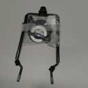 Mornajina 7 8 9 10 inch Lamp Shade Harp Holder, Adjustable Lamp Harps and Finals, Fit both Standard Lamp Rod and E26 E27 Light Base UNO Fitter Adapter Converter Finial Set (Black)