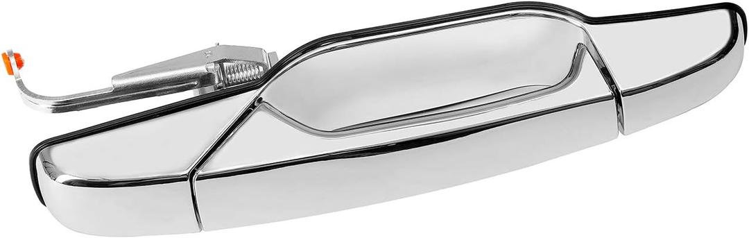 Exterior Chrome Door Handle Rear Right Passenger Side | for 2007-2013 Chevy Silverado Suburban Tahoe Avalanche, GMC Sierra Yukon, Cadillac Escalade | Replaces# 22738726, 25960522, 15915660, 80547