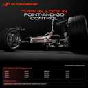 A-Premium Hydraulic Power Steering Rack and Pinion Compatible with Honda