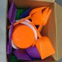 Sratte 30 Sets 4.7" Sand Buckets and Shovels Bulk Summer Beach Bucket Pack Plastic Beach Pails Sand Toys for Summer Pool Party Favors