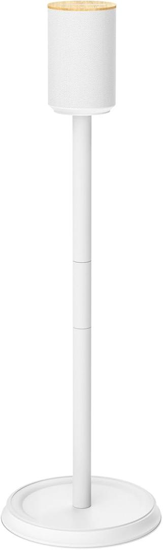 Heavy-Duty Stand for Sonos Era 100 With Speaker Sticker - Cable Management Floor Stand Compatible With Era 100 - Easy to Install for Better Sound, White