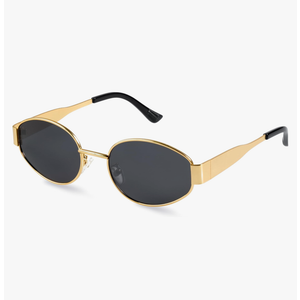 livho 2025 Trendy Oval Sunglasses - Stylish Polarized Shades for Everyday - Retro Metal Frames