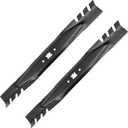 942-0741A Gator Mulching Blade for 21" Deck, 742-0741A Mower Blade Compatible with Troy-Bilt MTD Cub Cad et Craftsman, Replaces 942-0741, 742-0741, 942-04276, 742-04276, 2 Pack
