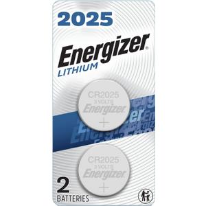 Energizer 2025 Batteries , 3V Lithium Coin Batteries, 10 Packs of 2