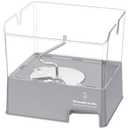 Upgraded W11129522 Refrigerator Ice Bucket Compatible with Whirlpool KitchenAid Ice Bucket Replacement W10564750 Ice Maker Parts KitchenAid Removable Ice Bin KRFF707ESS01 KRMF706ESS01 Tray Container