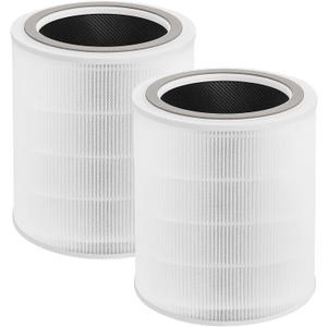 Core 400s Filter Replacement For Levoit Compatible With Levoit Core 400s Smart Wifi Air Puri-Fier, Core400s-Rf, High efficiency Filter and Activated Carbon, LRF-C401S-WUS, 2 Pack