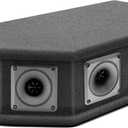 Pyle-Pro 6 Way DJ Speaker System, 300 Watt Peak Power, 150 RMS, Six 2.5 Inch Piezo Horn Tweeters, 8 Ohm Impedance, Full Range Audio Reproduction, Black Carpeted Finish