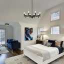 Black and Gold Modern Chandelier, Farmhouse Chandeliers for Dining Room Lighting Fixtures, Metal Hanging Pendant Light for Kitchen, Foyer, Bedroom, Living Room, Staircase, Entryway, 8-Light