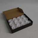 eLander LED Tea Lights Flameless Candle with Timer, 6 Hours on and 18 Hours Off, 1.4 x 1.3 Inch, Cool White, [12 Pack]