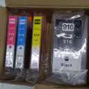 LEDES 910XL Ink Cartridges Combo Pack Replacement for HP Ink 910 XL Work with OfficeJet Pro 8020 8025 8028 8035 Printer,Black and Color,4 Pack