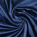 Pro Goleem Satin Pack n Play Playard Sheet Great for Baby Hair Soft Silk Feeling 27x39 Inch Fitted Portable Mini Crib Sheet Playard Mattress Cover for Girls Navy Blue