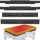 Upgraded Magnetic Wind Guards for Blackstone 28'' Griddle, Fit with Blackstone Griddle Accessories, Protect Flame, Hold Heat, Save Gas, Powder-Coated Stainless Steel