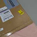 Lecloud Blush Pink Sheer Curtains 96 Inches Long 2 Panels, Modern Airy Voile Solid Curtains, Transparent Aesthetic Windows Decor Drape with Rod Pocket for Bedroom Living Room, Each 42" W x 96" L