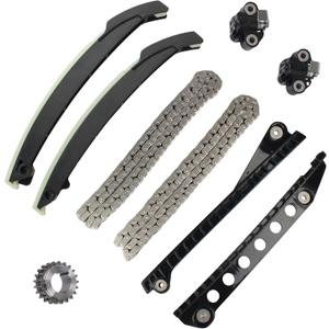 Autoround 9-0391SB [5.4L 6.8L] Engine Timing Chain Kit Fit for 2002-2016 Ford Expedition F-150 F-250 F-350 E150 E250 E350 Excursion, Lincoln Navigator Mark LT, w/Chain Guide Rail Tensioner Sprocket