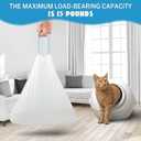 2 x Cat Litter Box Liners 60 Count, Waste Bags for Self-Cleaning Cat Litter Box, Replacement Extra Large Cat Litter Box Liners, 26 x 15.7 Inches3 Packs/60 Counts (Blue)