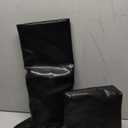 Modatope Knee High Boots Women Fold Over Knee High Boots Chunky High Heels Long Boots Zipper Pointed Toe Dress Tall Boots for Women (6.5, Black Pu)