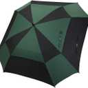 G4Free Extra Large Golf Umbrella 62/68 inch Square Vented Windproof Auto Open Double Canopy Oversized Stick Umbrella