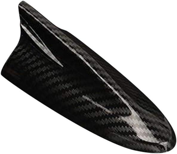 Shark Fin Antenna, Universal Roof Top Decorative Antenna Aerial for Car Trunk SUV (Carbon Fiber Texture)