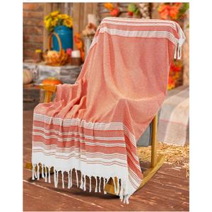 Rustic Farmhouse Throw Blanket Bedroom Decoration Living Room Accessories Sofa Couch Cover Chair Apartment Essential Home Finds Autumn House Goods Burnt Orange Terracotta Sunflower Thanksgiving Decor (Extra Large 50''x68'')