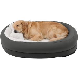 Waterproof Dog Beds for L Washable Sofa Pet Bed with Removable Cover & Non-Slip Bottom